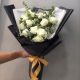 15 pure white roses - 15 وردة بيضاء نقية