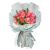 Bouquet of 10 pink roses