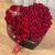 بوكس قلب من ال ورد الطبيعيNatural rose heart box