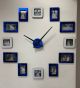 Wall Clock With Printed Pictures