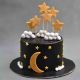 stars and moon cake
